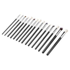15-Piece Makeup Brush Set for Foundation Blending Eyeshadow, Professional Vegan Brushes with Soft Synthetic Bristles