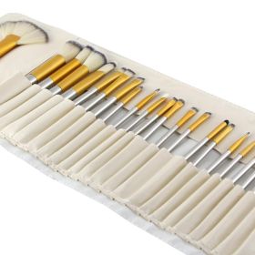 24pcs makeup brush with bag Professional Makeup Brushes Set Make up Brush Tools kit Foundation Powder Definer
