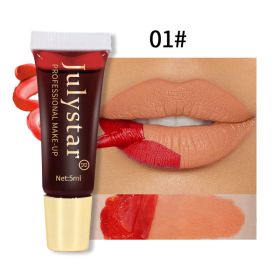 Matte Peel-Off Lip Stain, Long-Lasting Lip Tattoo Tint, Transfer-Proof & Waterproof Lip Gloss For Women (Option: 01)