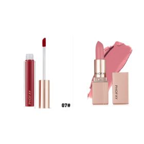 PHOFAY Non-Sticky Lip Gloss (Option: 07set)