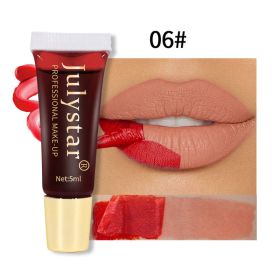 Matte Peel-Off Lip Stain, Long-Lasting Lip Tattoo Tint, Transfer-Proof & Waterproof Lip Gloss For Women (Option: 06)