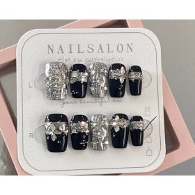 Press On Nails T076 (Option: 10 pieces)