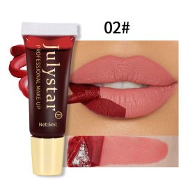 Matte Peel-Off Lip Stain, Long-Lasting Lip Tattoo Tint, Transfer-Proof & Waterproof Lip Gloss For Women (Option: 02)