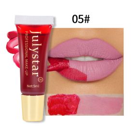 Matte Peel-Off Lip Stain, Long-Lasting Lip Tattoo Tint, Transfer-Proof & Waterproof Lip Gloss For Women (Option: 05)