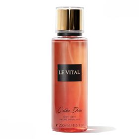 Fragrance Body Mist Spray 250ml (8.5 fl.oz) - Long Lasting Hydrating Body Splash, US Stock (shape: Golden Desire)